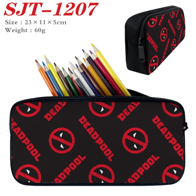 Deadpool  Anime nylon student pencil case 23x11x5cm  SJT-1207