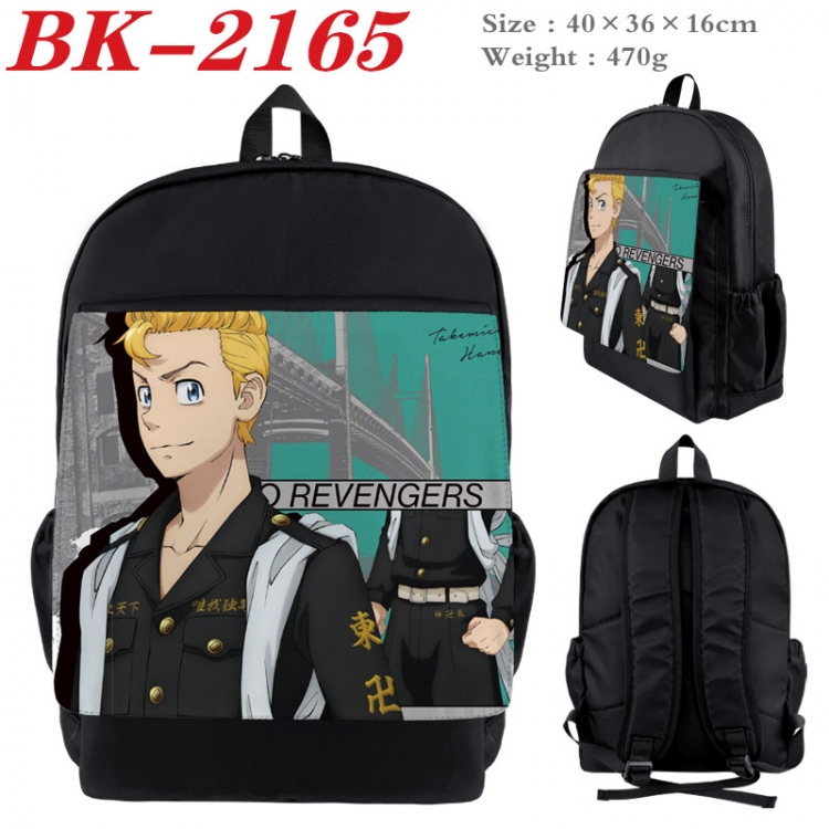 Tokyo Revengers  New nylon canvas waterproof backpack 40X36X16CM BK-2165
