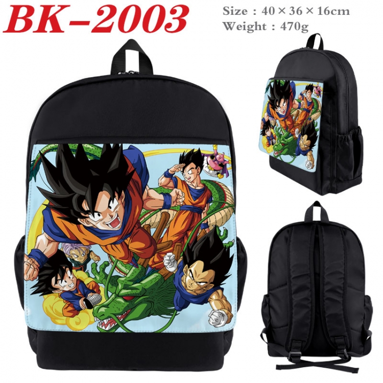 DRAGON BALL New nylon canvas waterproof backpack 40X36X16CM BK-2003