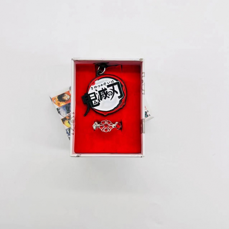 Demon Slayer KimetsAnime Surrounding Box Ring Necklace