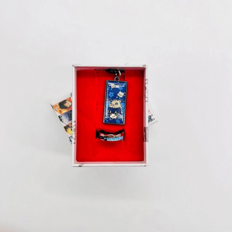 Demon Slayer KimetsAnime Surrounding Box Ring Necklace
