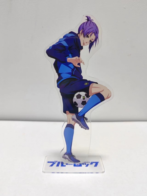 BLUE LOCK  Anime Laser Acrylic Humanoid keychain Standing Plates