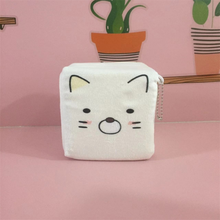 sumikkogurashi Anime surrounding plush square keychain pendant 10cm