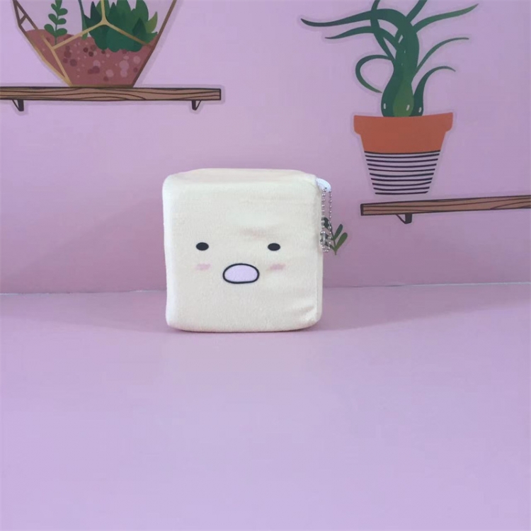 sumikkogurashi Anime surrounding plush square keychain pendant 10cm