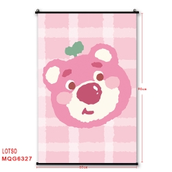 Strawberry Bear cartoon black ...