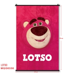 Strawberry Bear cartoon black ...