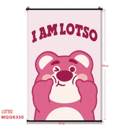 Strawberry Bear cartoon black ...