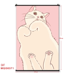 cat cartoon black Plastic rod ...