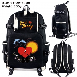 bad bunny Data USB backpack Ca...