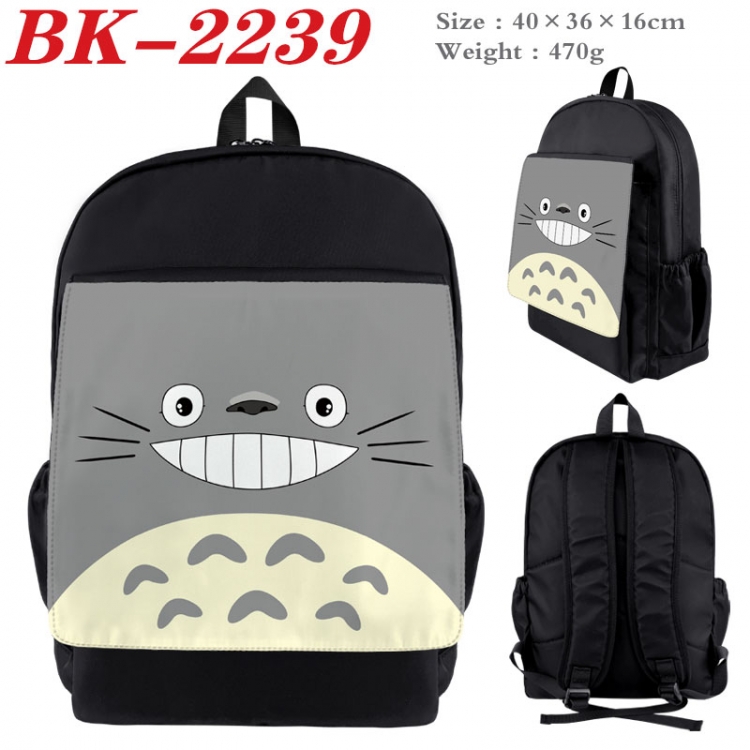 TOTORO New nylon canvas waterproof backpack 40X36X16CM BK-2239