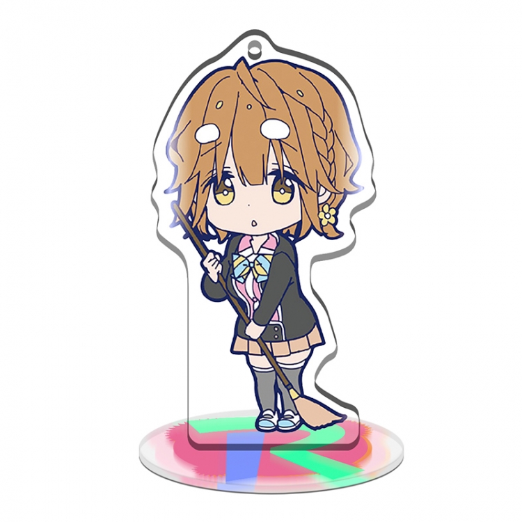 The Art of Masamune-kuns Revenge q-version Multifunctional Acrylic Keychain Stand figure Plates Keychain 8cm