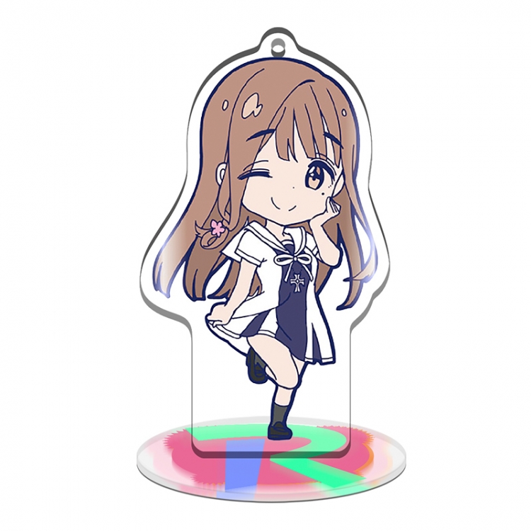 The Art of Masamune-kuns Revenge q-version Multifunctional Acrylic Keychain Stand figure Plates Keychain 8cm