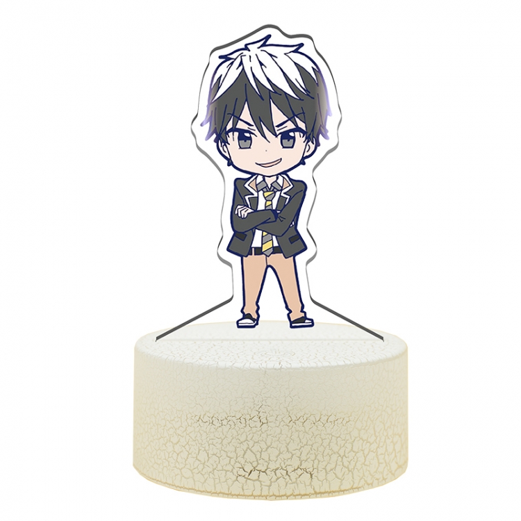 Masamune-kuns Revenge Acrylic night light 16 kinds of color changing USB interface box 14X7X4CM white base