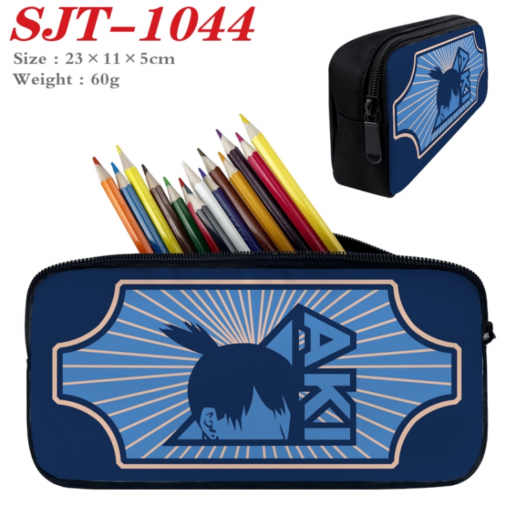 Chainsaw man  Anime nylon student pencil case 23x11x5cm SJT-1044