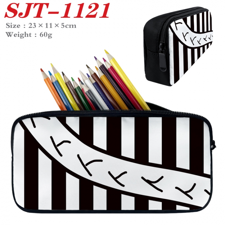 Demon Slayer Kimets  Anime nylon student pencil case 23x11x5cm SJT-1121