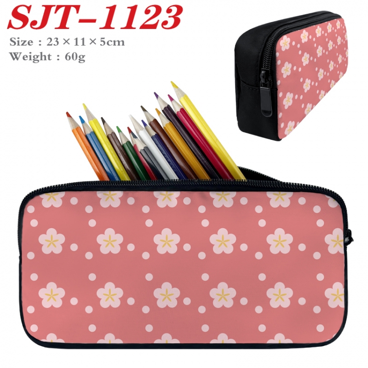 Demon Slayer Kimets  Anime nylon student pencil case 23x11x5cm SJT-1123
