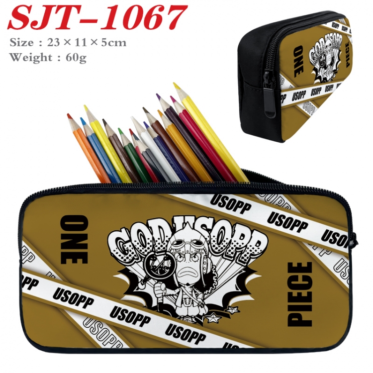 One Piece  Anime nylon student pencil case 23x11x5cm  SJT-1067