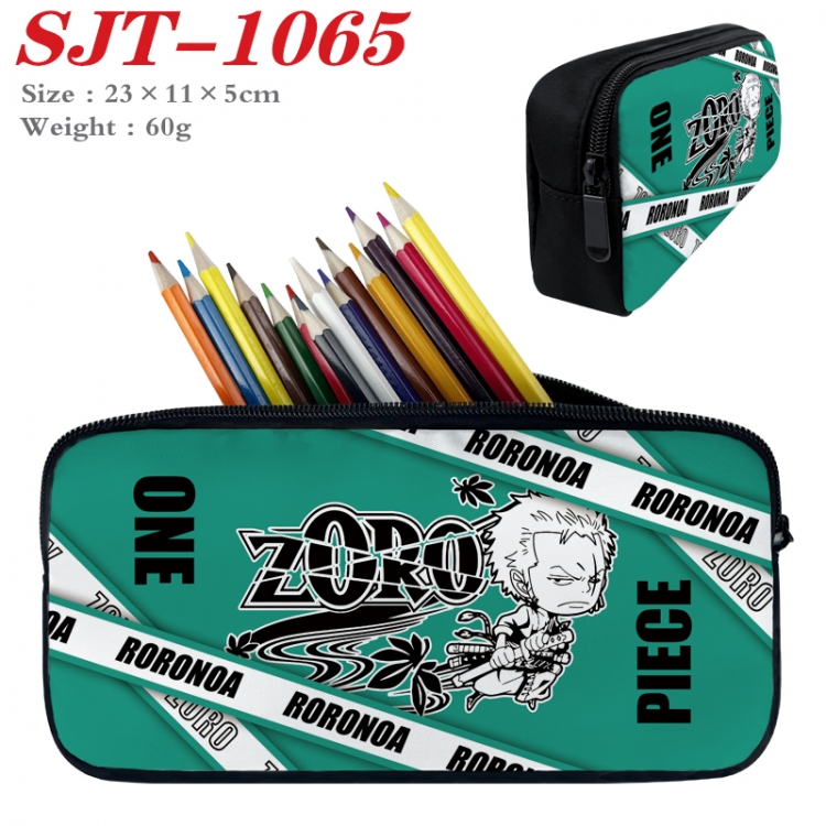 One Piece  Anime nylon student pencil case 23x11x5cm SJT-1065