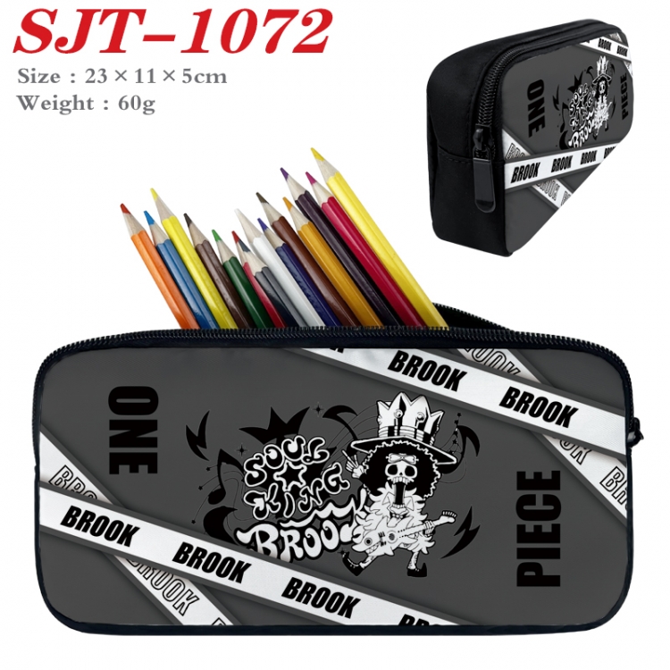 One Piece  Anime nylon student pencil case 23x11x5cm  SJT-1072