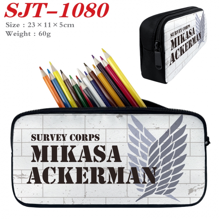 Shingeki no Kyojin Anime nylon student pencil case 23x11x5cm SJT-1080