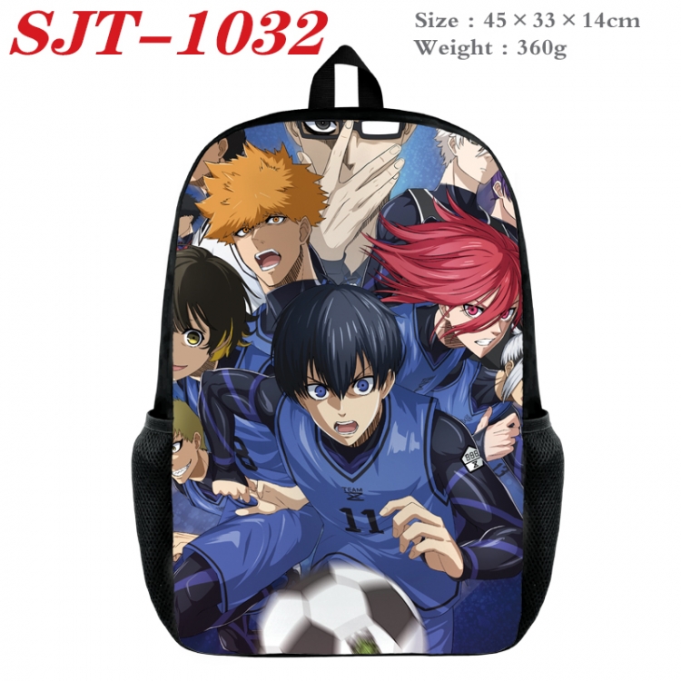 BLUE LOCK Anime nylon canvas backpack student backpack 45x33x14cm  SJT-1032