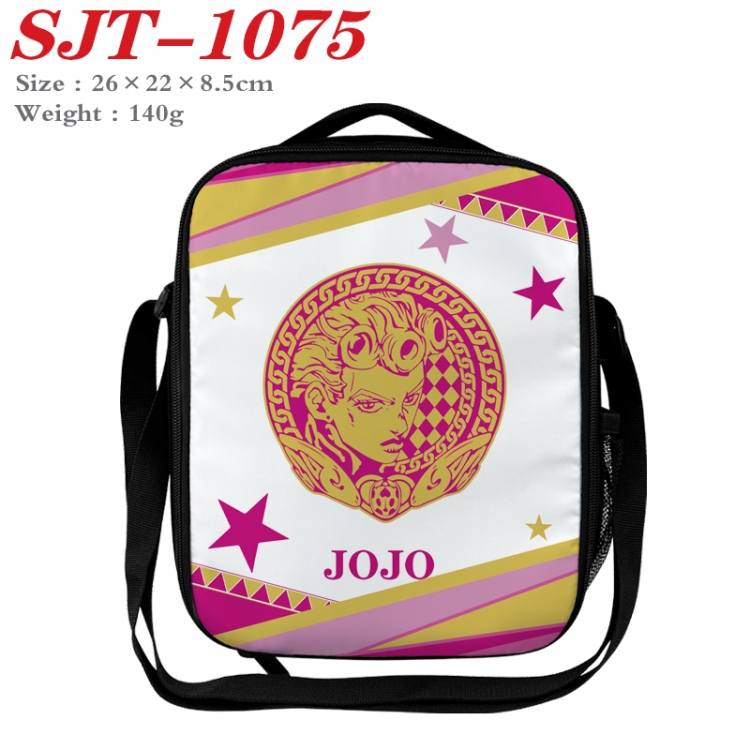 JoJos Bizarre Adventure Anime Lunch Bag Crossbody Bag 26x22x8.5cm
