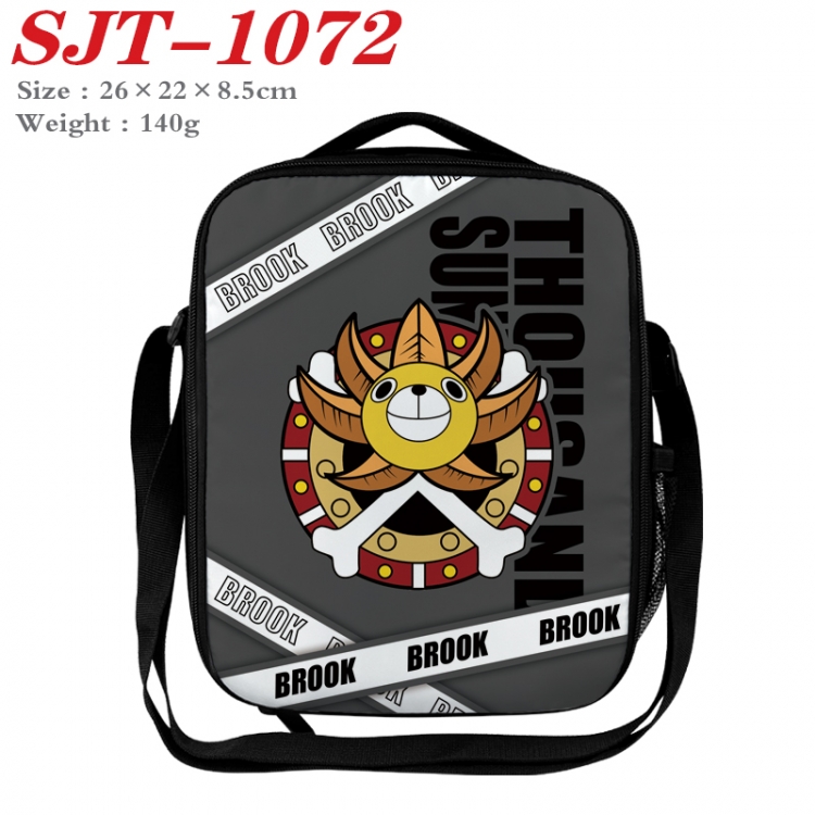 One Piece Anime Lunch Bag Crossbody Bag 26x22x8.5cm