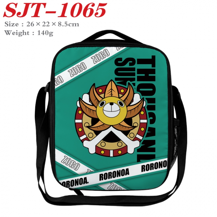 One Piece Anime Lunch Bag Crossbody Bag 26x22x8.5cm