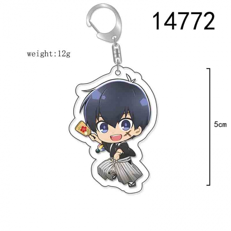 BLUE LOCK Anime Acrylic Keychain Charm price for 5 pcs 14772