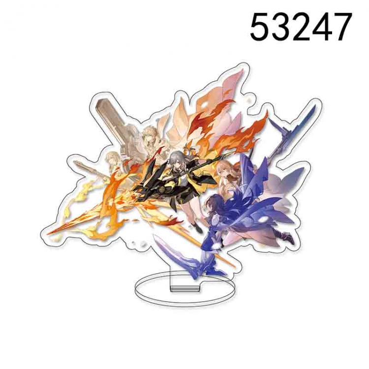 Honkai: Star Rail Anime characters acrylic Standing Plates Keychain 15CM 53247