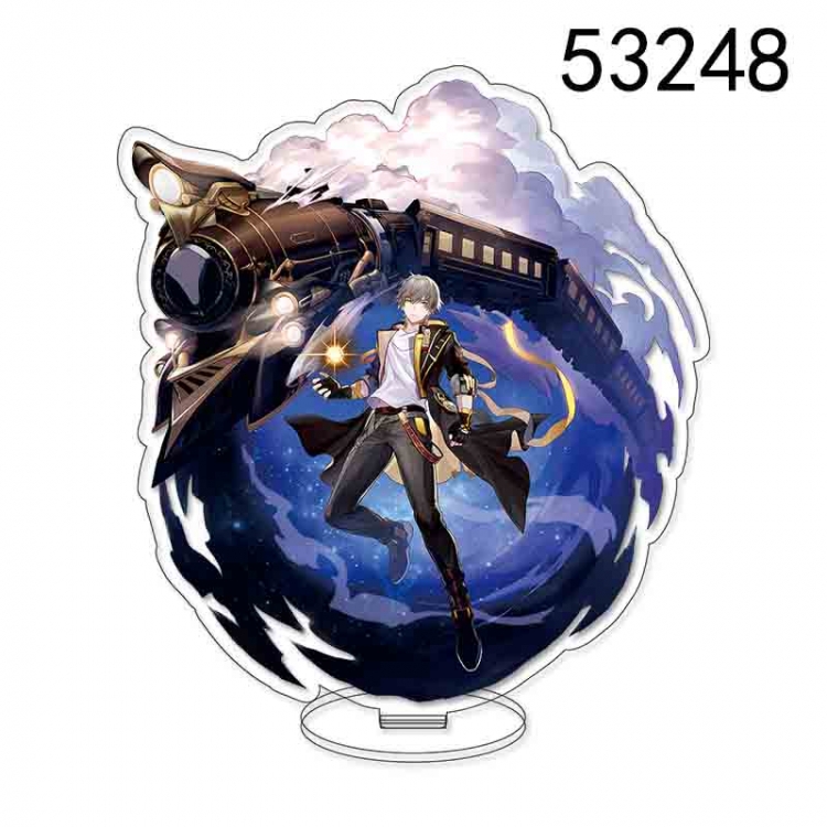 Honkai: Star Rail Anime characters acrylic Standing Plates Keychain 15CM 53248