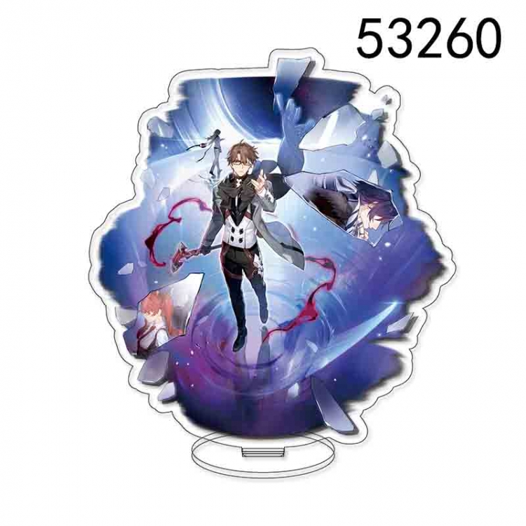 Honkai: Star Rail Anime characters acrylic Standing Plates Keychain 15CM 53260
