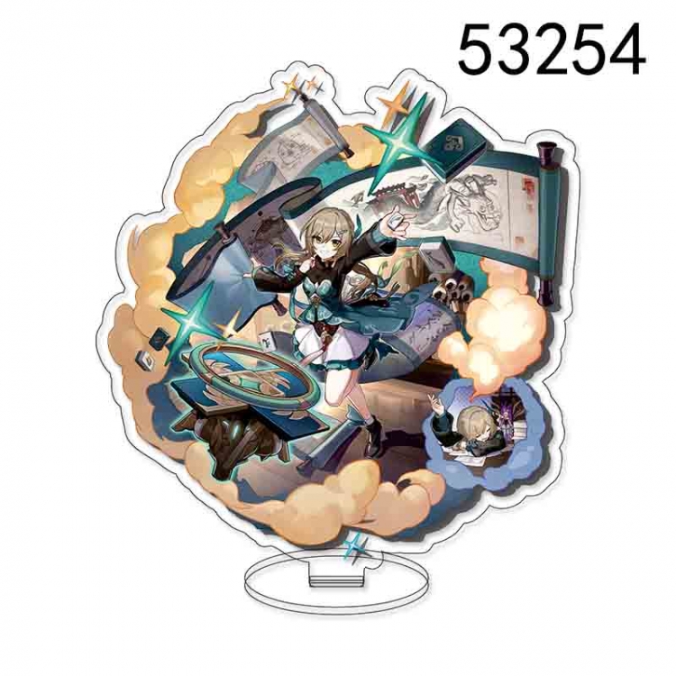 Honkai: Star Rail Anime characters acrylic Standing Plates Keychain 15CM 53254