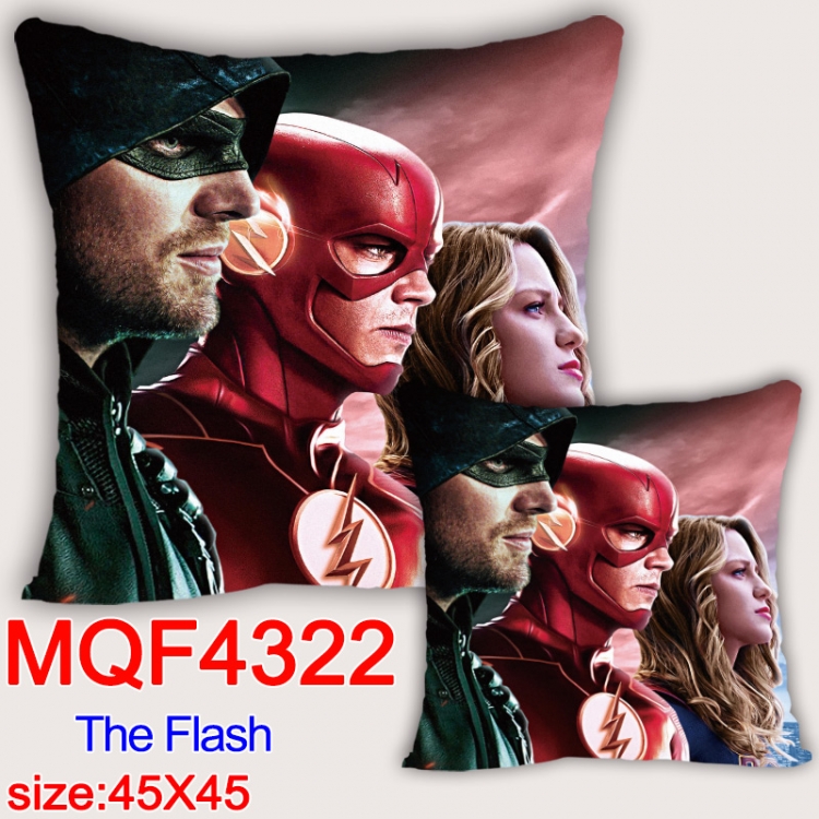 The Flash  Anime square full-color pillow cushion 45X45CM NO FILLING