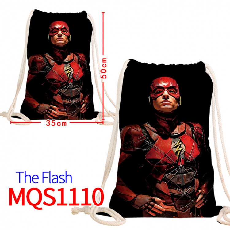 The Flash Canvas drawstring pocket backpack 50x35cm