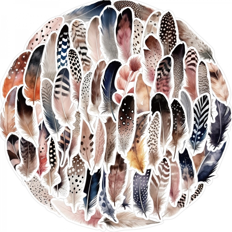 Animal Series Doodle stickers Waterproof stickers a set of 50 price for 5 sets