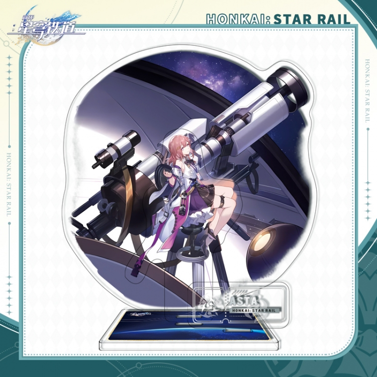 Honkai: Star Rail Triple insertion Anime characters acrylic Standing Plates Keychain