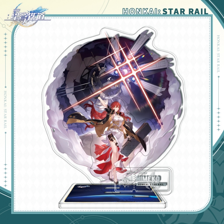 Honkai: Star Rail Triple insertion Anime characters acrylic Standing Plates Keychain