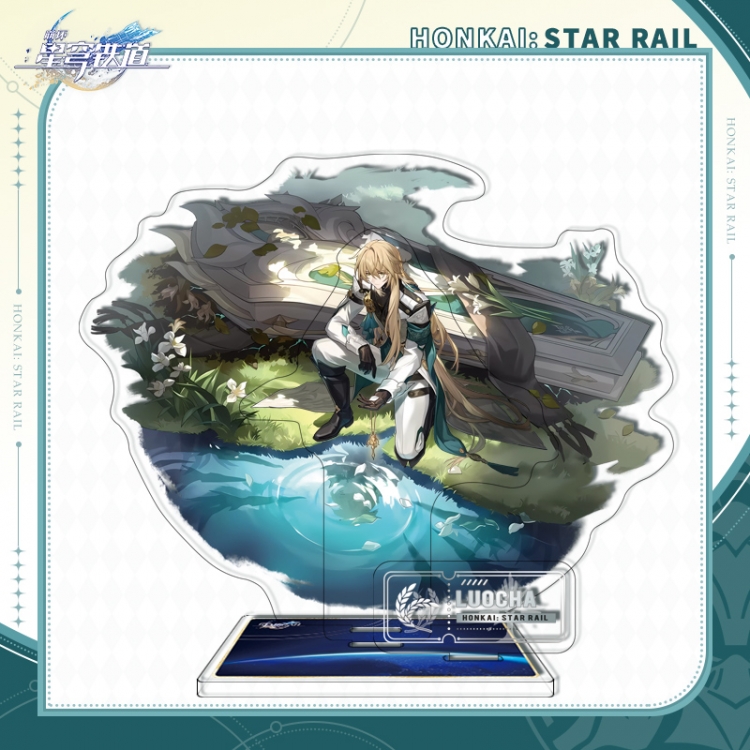 Honkai: Star Rail Triple insertion Anime characters acrylic Standing Plates Keychain