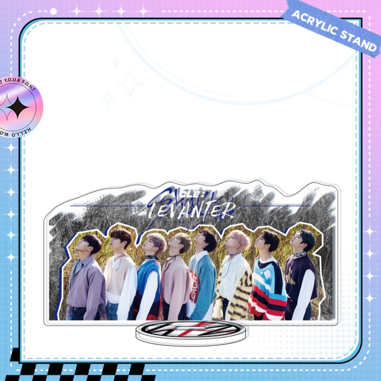 Stray Kids Anime characters acrylic Standing Plates Keychain 16cm