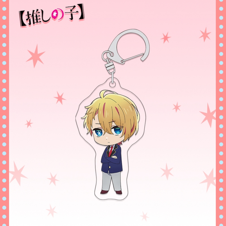 Oshi no ko acrylic pendant bag charm keychain price for 5 pcs