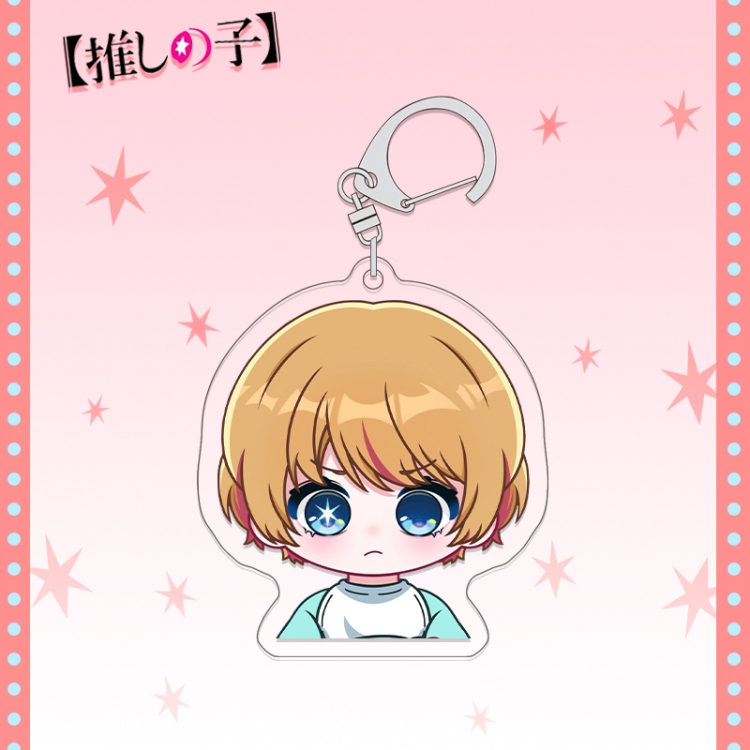 Oshi no ko acrylic pendant bag charm keychain price for 5 pcs