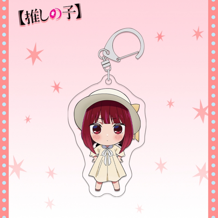 Oshi no ko acrylic pendant bag charm keychain price for 5 pcs