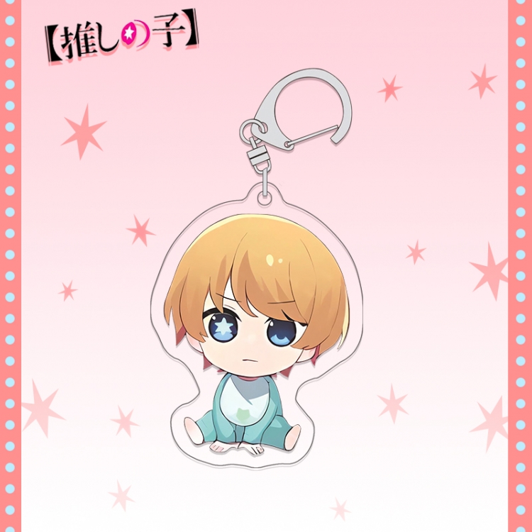 Oshi no ko acrylic pendant bag charm keychain price for 5 pcs