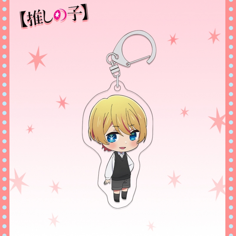 Oshi no ko acrylic pendant bag charm keychain price for 5 pcs