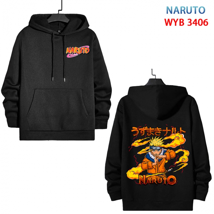 Naruto Anime color patch pocket sweater from XS to 4XL WYB-3406-3