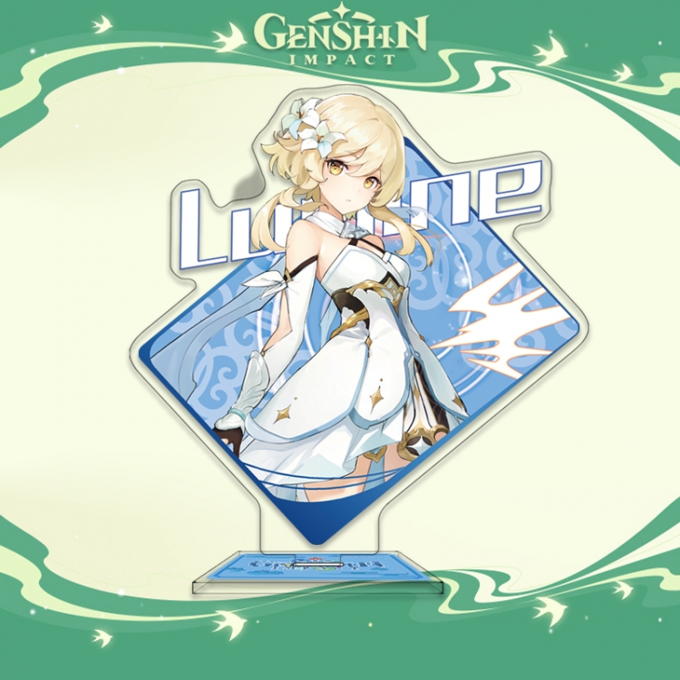 Genshin Impact Anime characters acrylic Standing Plates Keychain 16cm