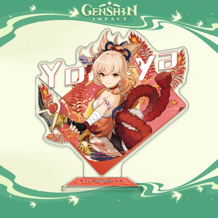 Genshin Impact Anime characters acrylic Standing Plates Keychain 16cm
