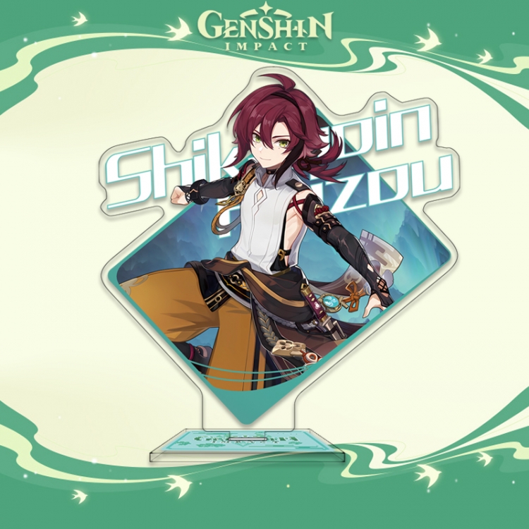 Genshin Impact Anime characters acrylic Standing Plates Keychain 16cm