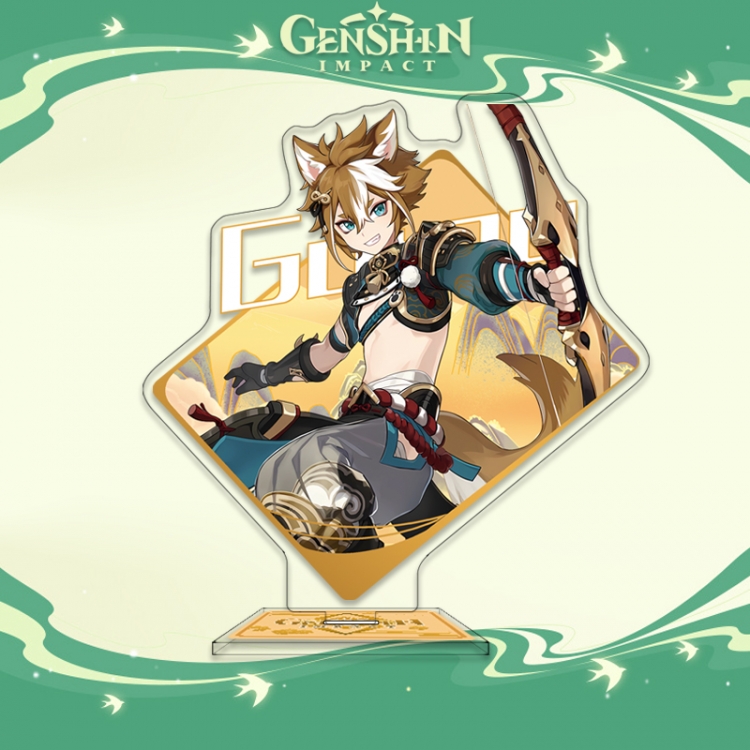 Genshin Impact Anime characters acrylic Standing Plates Keychain 16cm